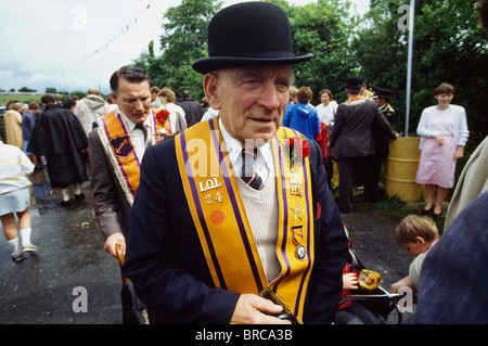 Orange Day Parade, Lough Gall, * nur zur redaktionellen Verwendung Stockfoto