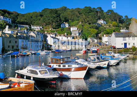 Hafen von Polperro, Cornwall, UK Stockfoto