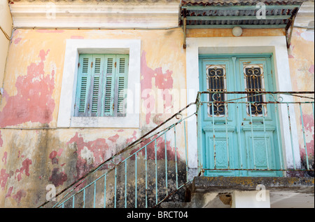 Haus-Corfu Stockfoto