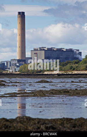 Longannet Kraftwerk ist ein große Kohle befeuerten Kraftwerk in Fife zur Mitverbrennung von Biomasse, Erdgas und Schlamm. Stockfoto