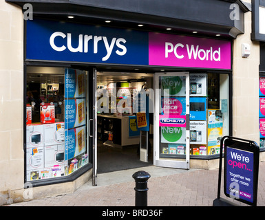 Currys & PC Welt speichern in Chester Stadtzentrum, Cheshire, England, UK Stockfoto