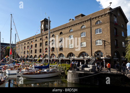 St. Katharine Docks, London, UK. Stockfoto