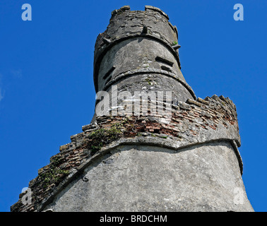 Die wunderbare Scheune Leixlip Kildare Ireland Torheit, spitz zulaufenden Kegel freitragende Treppe anzeigen Galerie georgianische Architektur Stockfoto