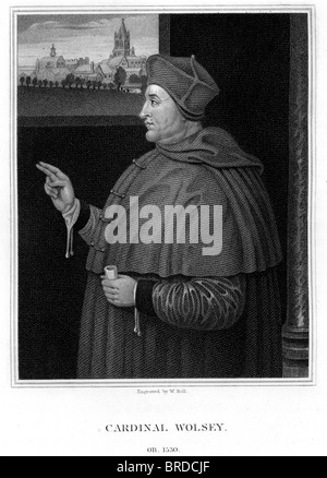 Kardinal Thomas Wolsey ein englischer Priester und Kardinal der römisch-katholischen Kirche. Stockfoto