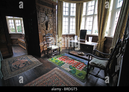 Innenraum Szenen in Burton Agnes Hall. Stockfoto