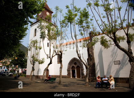 Igreja Matriz in Machico - Madeira Stockfoto