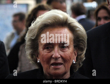 Madame Bernadette Chirac Ehefrau des ehemaligen französischen Premierminister Jacques Chicac Teilnahme an eine Filmvorschau in Paris Stockfoto