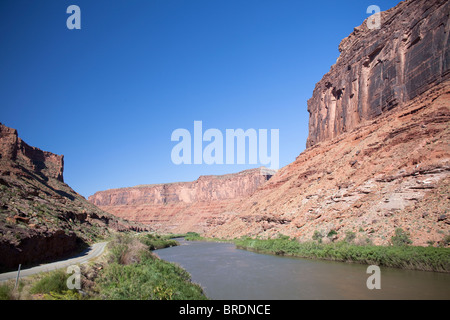 Autobahn 128 Colorado River Stockfoto