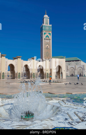 Hassan II Moschee in Casablanca, Marokko Stockfoto