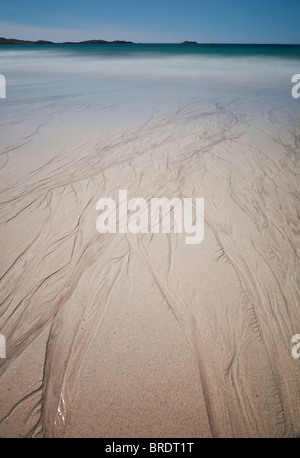 Sand-Muster, Feall Bay, Coll Stockfoto