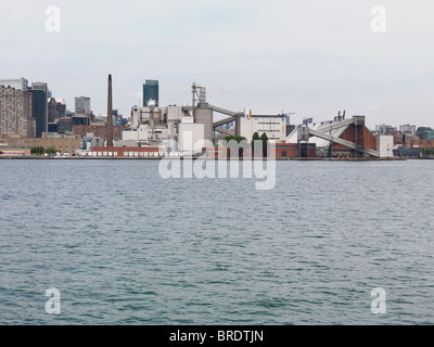 Redpath Zuckerraffinerie Zucker Aufbereitungsanlage am Harbourfront in Toronto, Ontario, Kanada. Stockfoto