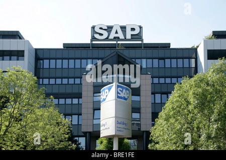 Hauptsitz der Software Firma SAP AG in Walldorf, Baden-Württemberg, Deutschland, Europa Stockfoto