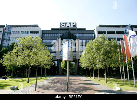 Hauptsitz der Software Firma SAP AG in Walldorf, Baden-Württemberg, Deutschland, Europa Stockfoto