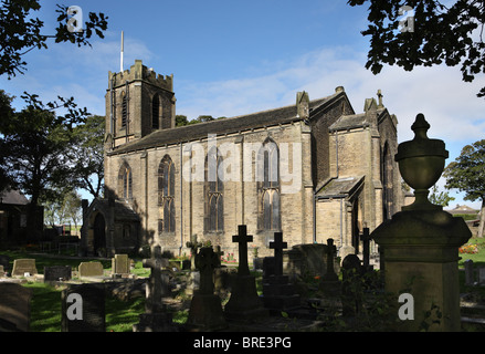 Die Kirche des Hl. Johannes des Evangelisten, Bradshaw, West Yorkshire, England, Großbritannien Stockfoto