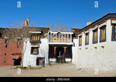 Palcho Kloster, Gyantse, Tibet. Stockfoto