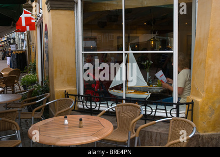 Restaurant außen Helsingor Nord Seeland Dänemark Europa Stockfoto