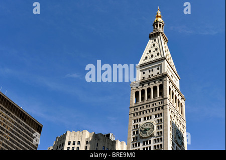 New York Life Insurance Tower und Uhr, New York, NY, USA Stockfoto