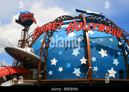 Planet Hollywood-Restaurant im Downtown Disney Area Florida Stockfoto