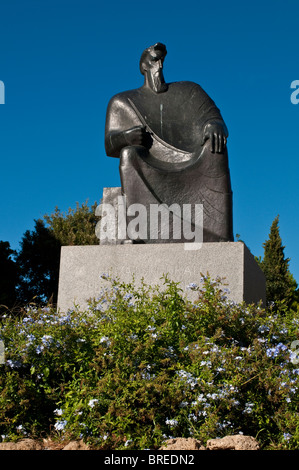 Statue des kroatischen Königs Petar Kresimir IV, Sibenik, Dalmatien, Kroatien Stockfoto