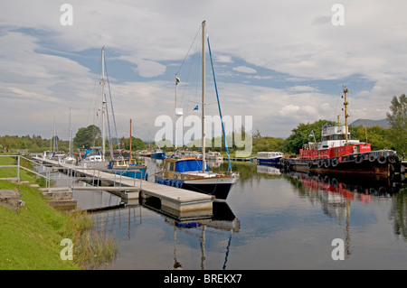 Dochgarroch Caledonian Canal Loch Ness Inverness-Shire Highland Schottland.  SCO 6746 Stockfoto