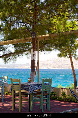 Kavos Taverne Pefkos Lindos Rhodos Dodekanes Inseln Griechenland Stockfoto