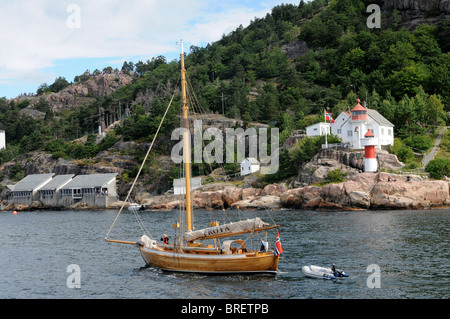 Tall Ships Race 2010 zwischen Kristiansand und Hartlepool an Bord der Christian Radich Stockfoto