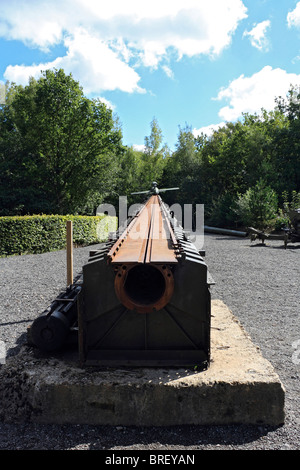 Das Blockhaus in Eperlecques, ein riesiger Betonbunker ist der V2-Startplatz befindet sich in der Foret d'Eperlecques Nord Frankreich. Stockfoto