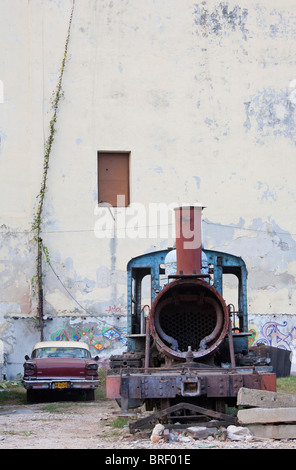 HAVANNA: SCHROTTPLATZ Stockfoto