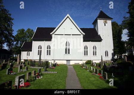 Kirche in Drøbak (Drobak) Norwegen Skandinavien Stockfoto