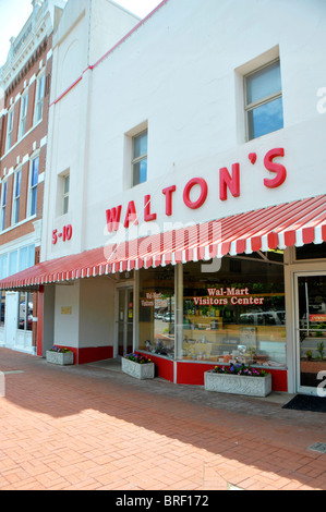 Walmart Besucherzentrum Walton 5 und 10 Bentonville, Arkansas Stockfoto