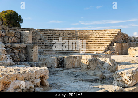 Antike römische Amphitheater, UNESCO-Weltkulturerbe, Kato, Paphos, Paphos, Zypern, Europa Stockfoto