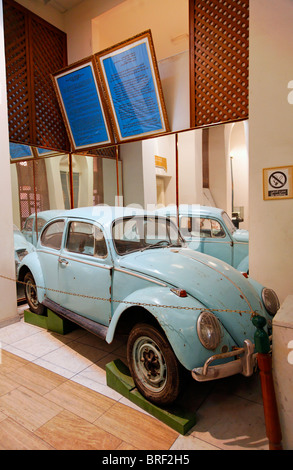 VW Käfer getrieben von Oberst Gaddafi in den 1960er Jahren, Museum von Tripolis, Libyen Stockfoto