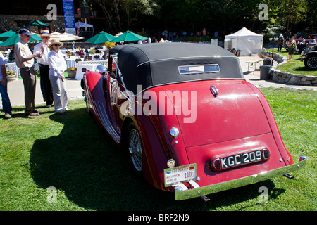 Ein 1948 Jaguar Mk IV Drophead in 2010 Eisenstein Concours d ' Elegance Stockfoto