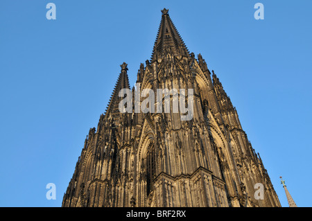 Westfassade des Kölner Dom, Köln, Nordrhein-Westfalen, Deutschland, Europa Stockfoto