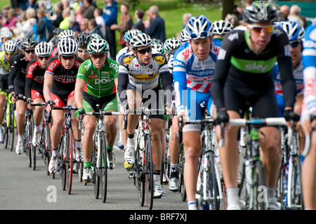 Tour durch Großbritannien Radrennen, Norfolk, england Stockfoto