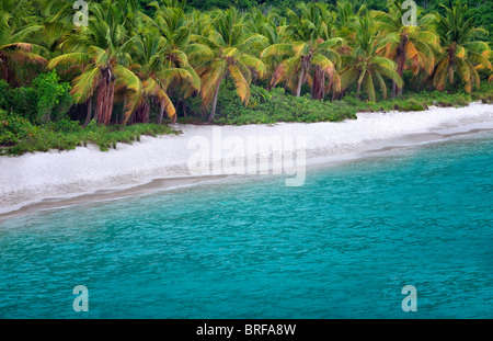 Der Strand von Jost Van Dyke, British Virgin Islands. Stockfoto