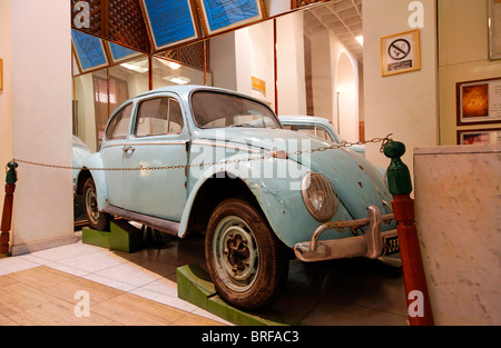 VW Käfer getrieben von Oberst Gaddafi in den 1960er Jahren, Museum von Tripolis, Libyen Stockfoto