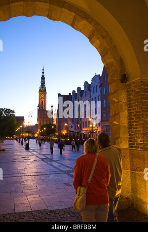 Alte Stadt von Danzig Stockfoto