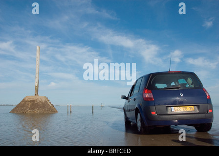 Passage du Gois Stockfoto