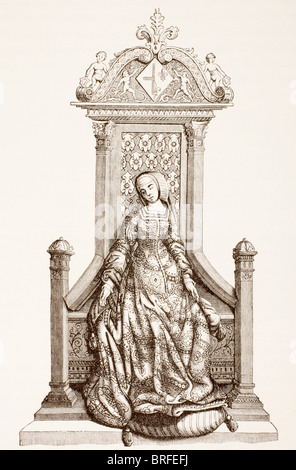 Louise von Savoyen, 1476 - 1531. Französischen Adligen und Regent, Herzogin von Auvergne und Bourbon, Herzogin von Nemours, und Mutter von König Franz I. Stockfoto