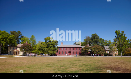 Peyton Randolph Haus auf Nicholson Street, Colonial Williamsburg, Virginia, USA. Stockfoto