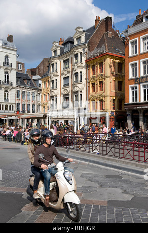 Innenstadt von Lille, Frankreich Stockfoto