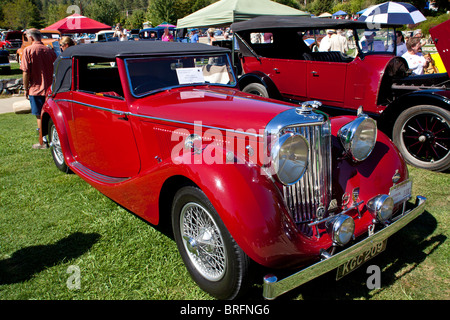 Ein 1948 Jaguar Mk IV Drophead in 2010 Eisenstein Concours d ' Elegance Stockfoto