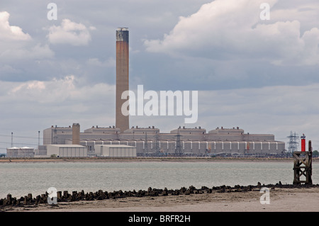 Ölkraftwerk, UK. Stockfoto