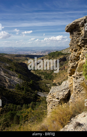 Huenes und Cerro Gordo Bereich Sierra Nevada National Park Spanien Europa Stockfoto