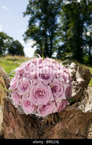 Eine Blütenpracht und Anordnung der Blumen als eine Braut Hochzeit Bouquet verwendet werden Stockfoto