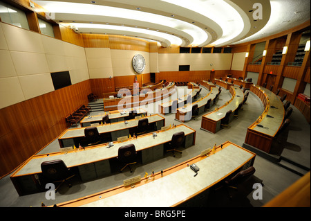 New Mexico State Capitol Santa Fe Senat Kammer Stockfoto