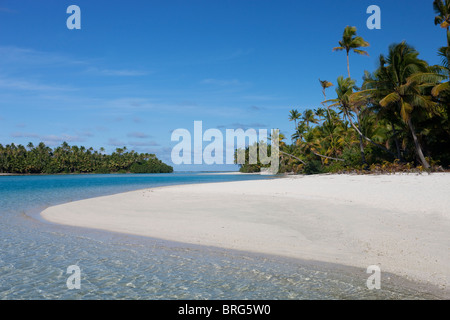 Aitutaki auf den Cook Inseln Stockfoto