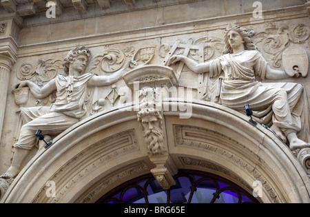 Design über Eingang in die Great Western Arcade Birmingham England UK Stockfoto