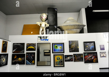 Foto zeigt UFO Museum in Roswell, New Mexico Stockfoto